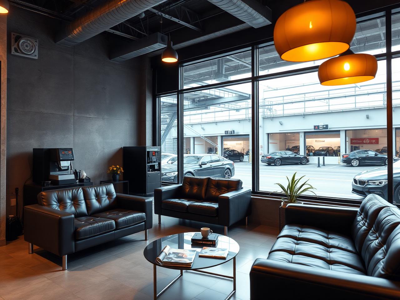 Customer waiting lounge